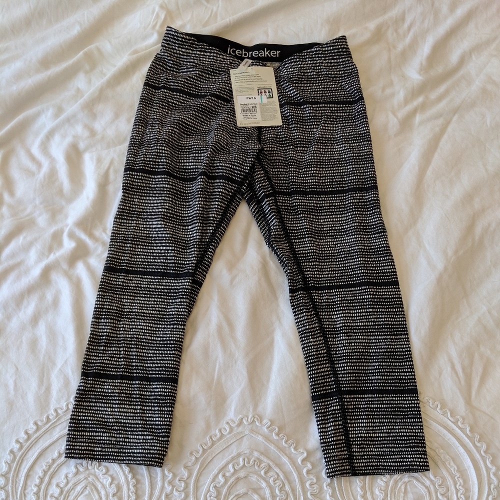 NWT icebreaker merino wool crop legging